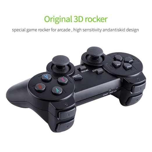 RETRO GAMERS - Wireless Game Stick (37000 in 1 Games ) (2D, 3D) with 2 Controllers