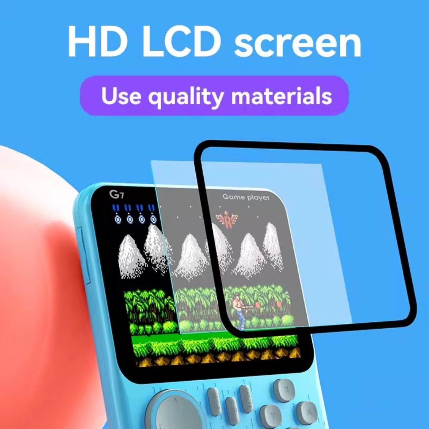 RETRO GAMERS - Handheld Ultra thin Classical Game PAD (666 in 1 Games) - Can Play On TV