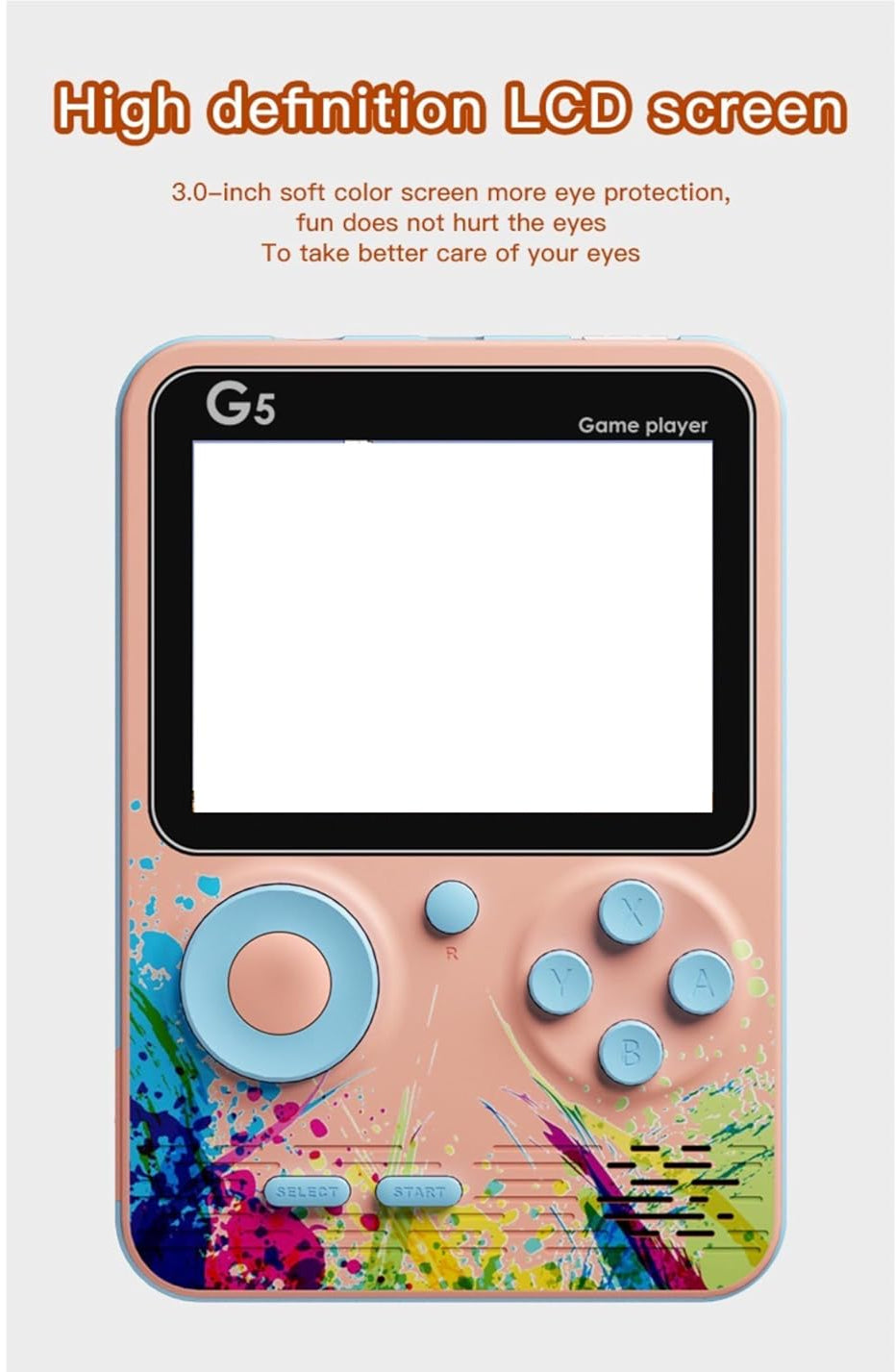 RETRO GAMERS - Handheld Ultra thin Classical Game PAD (500 in 1 Games) - Can Play On TV