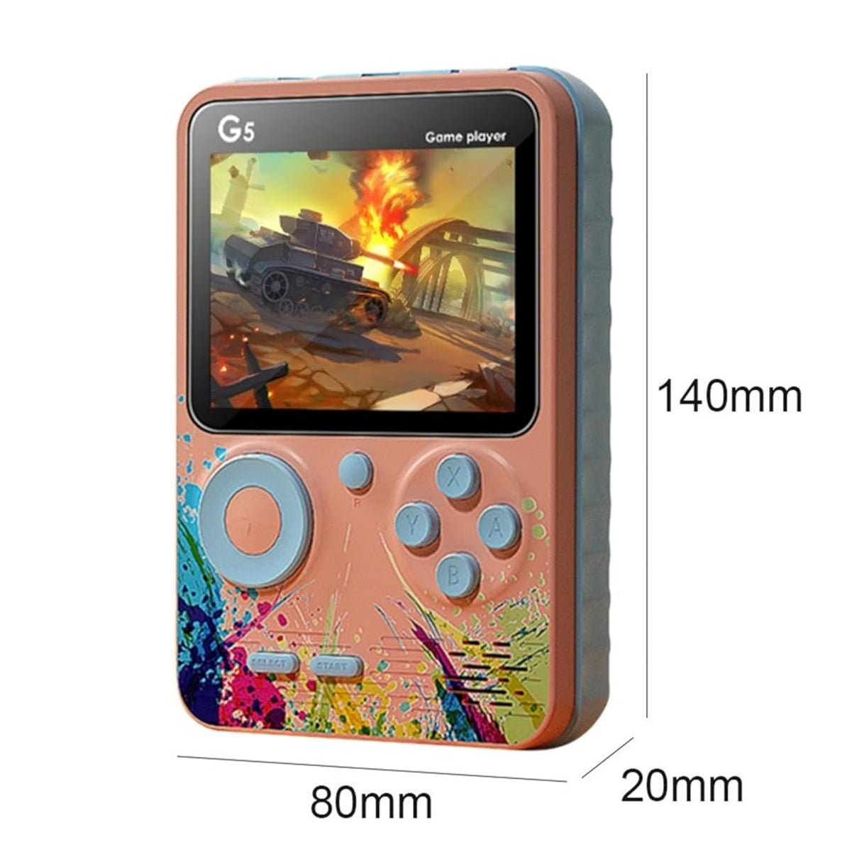 RETRO GAMERS - Handheld Ultra thin Classical Game PAD (500 in 1 Games) - Can Play On TV