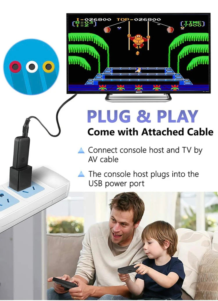 RETRO GAMERS - Mini Game Box -(620 in 1 Vintage Games) Limited Edition