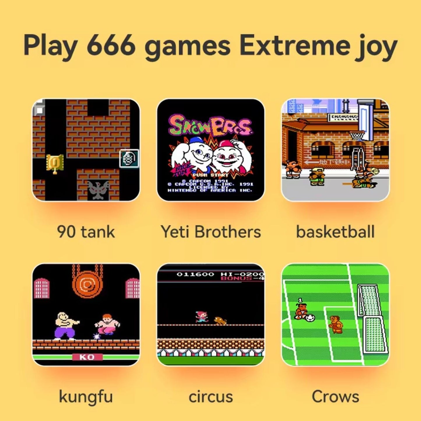 RETRO GAMERS - Handheld Ultra thin Classical Game PAD (666 in 1 Games) - Can Play On TV