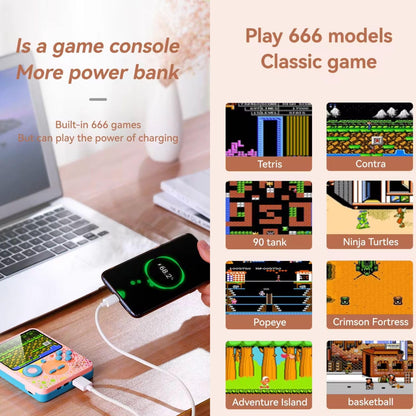 RETRO GAMERS - Handheld Ultra thin Classical Game PAD (666 in 1 Games) - Can Play On TV